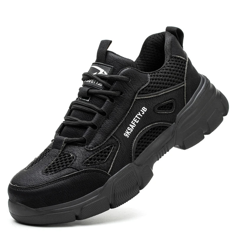 Breathable Steel Toe Safety Work Shoes – Lightweight & Unisex